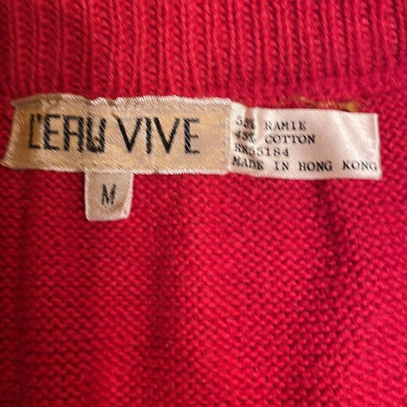 Red Sweater Midi Skirt - Picture 8 of 9